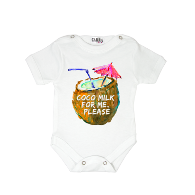 Carra Coco Milk бебешко боди